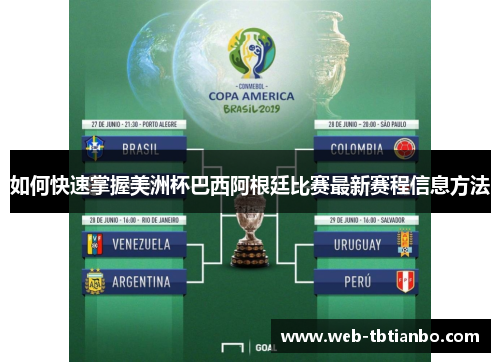 如何快速掌握美洲杯巴西阿根廷比赛最新赛程信息方法